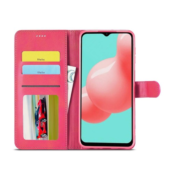 Samsung Galaxy A32 5G - LC.IMEEKE Läder Fodral - Rosa Pink Rosa