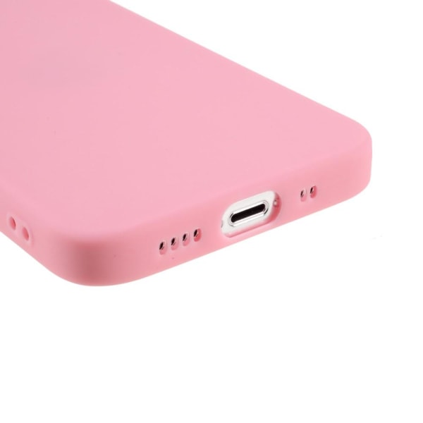 iPhone 13 Mini - Matt TPU Skal - Ljus Rosa