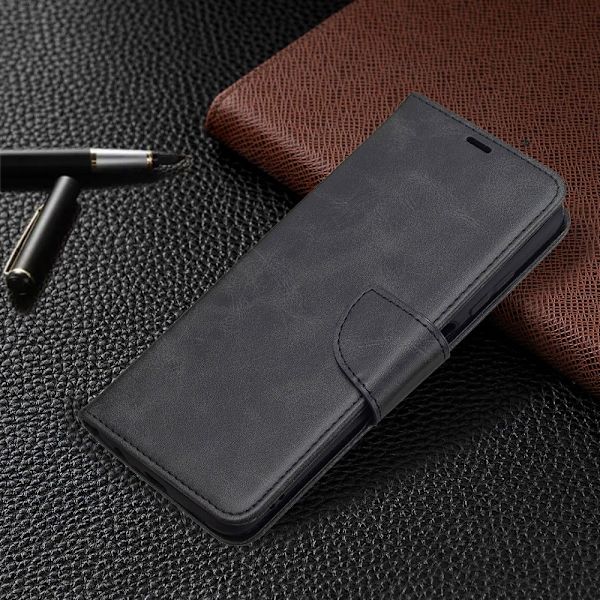 Samsung Galaxy A03s Fodral Läder Solid Shark Svart