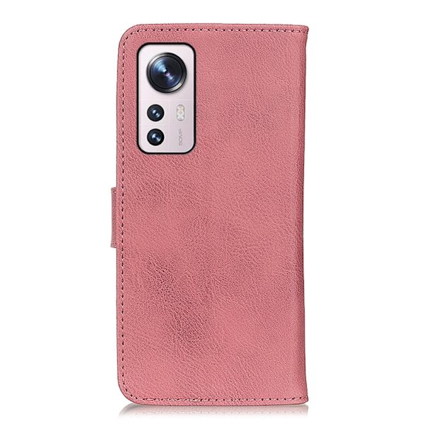 KHAZNEH Xiaomi 12 Pro Fodral Läder Rosa