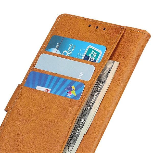 iPhone 17 Plånboksfodral Läder Brun