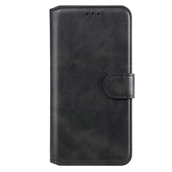 iPhone 13 Fodral Läder Svart Svart