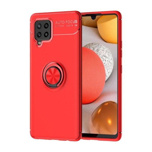 Samsung Galaxy A42 - Ring Skal - Röd Red Röd