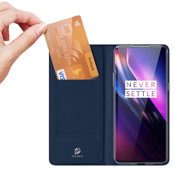 OnePlus 8 - DUX DUCIS Plånboksfodral - Mörk Blå Mörkblå