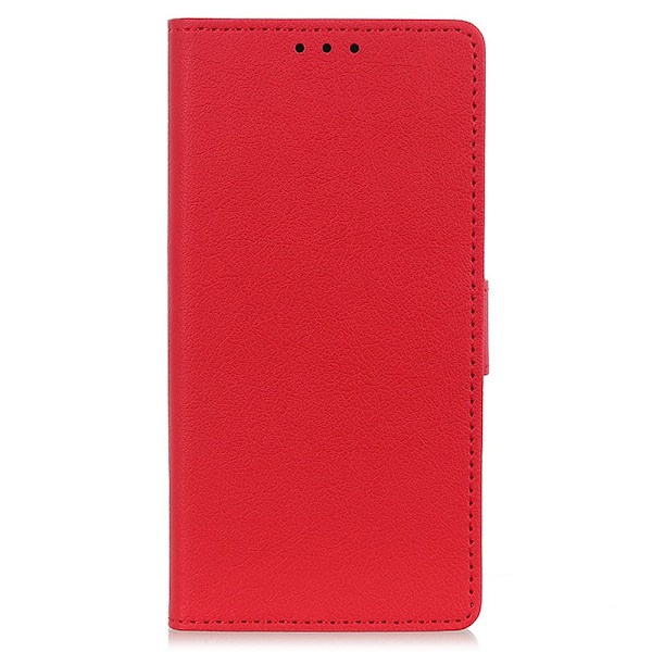 Motorola Moto G51 Fodral Läder Röd