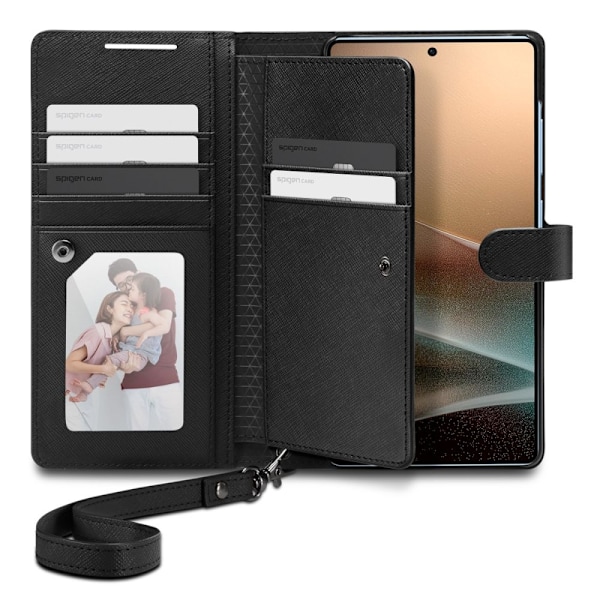 Spigen Samsung Galaxy S25 Ultra Fodral Wallet "S" Svart
