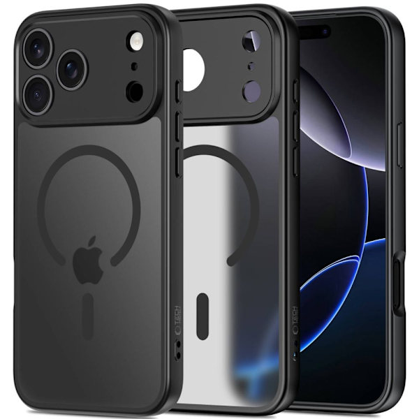Tech-Protect iPhone 17 Pro Skal MagSafe BasicMag Matt Svart