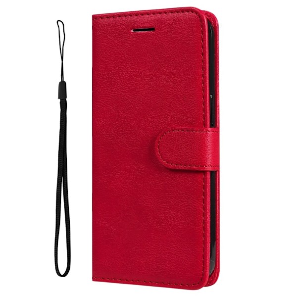 Samsung Galaxy S22 Ultra Fodral Läder Röd