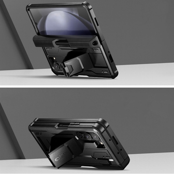 Tech-Protect Galaxy Z Flip 5 Skal Kevlar Pro Pen Svart