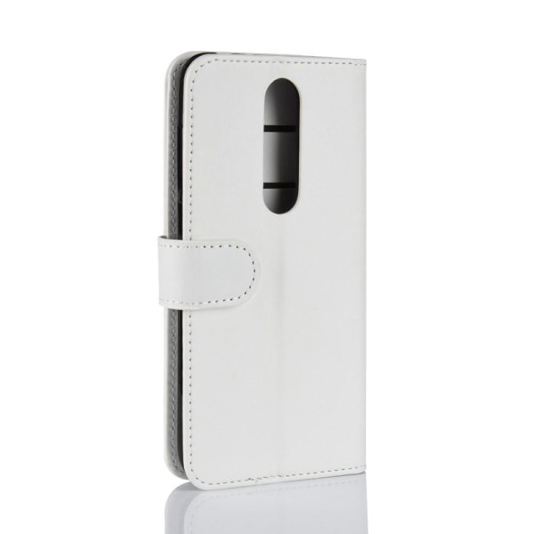 Nokia 5.1 Plus - Plånboksfodral - Vit White Vit