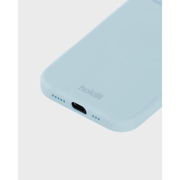 holdit iPhone 16 Mobilskal Silikon Mineral Blue