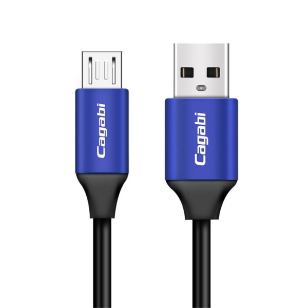 Cababi Micro USB Quick Charge 1 m - Blå Blue Blå