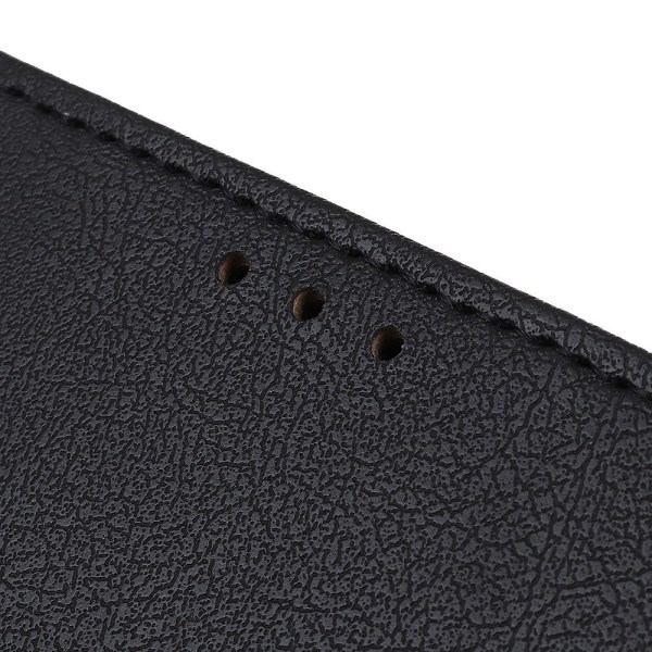 iPhone 12 Pro Max - Läder Fodral - Svart Black Svart