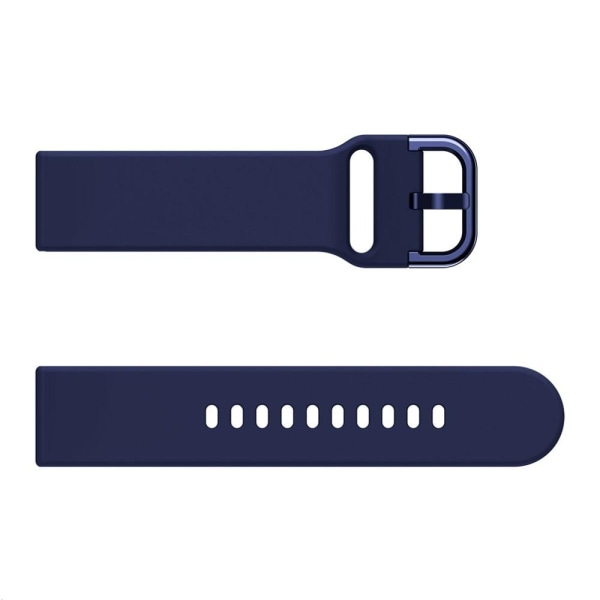 Silikon Armband Smartwatch - Mörk Blå  (22 mm) DarkBlue Mörk Blå