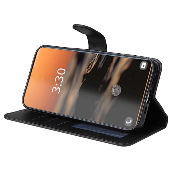 Samsung Galaxy S23 Ultra Fodral Läder Svart