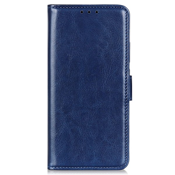 Galaxy S25 Plus / S24 Plus Fodral Crazy Horse Läder Blå