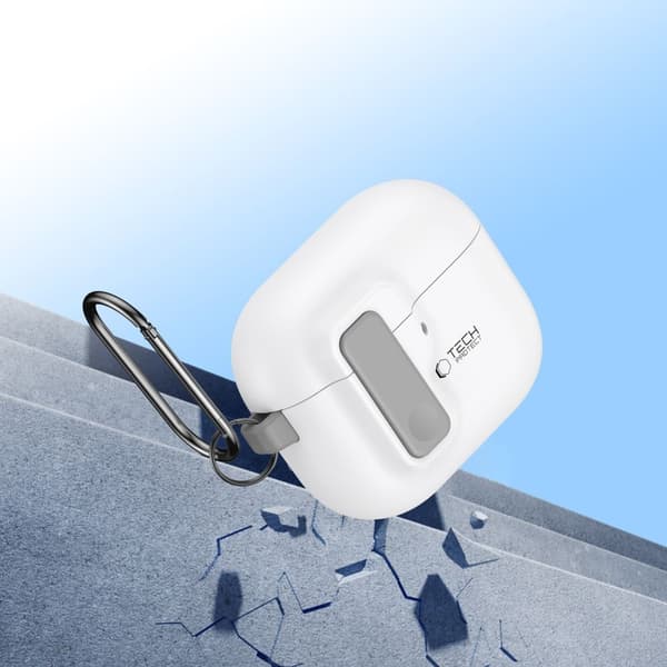 Tech-Protect AirPods 4 Skal Slim Hook Vit