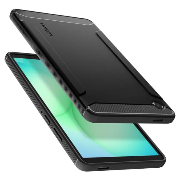 Spigen Galaxy Tab A11 Skal Rugged Armor Matt Svart