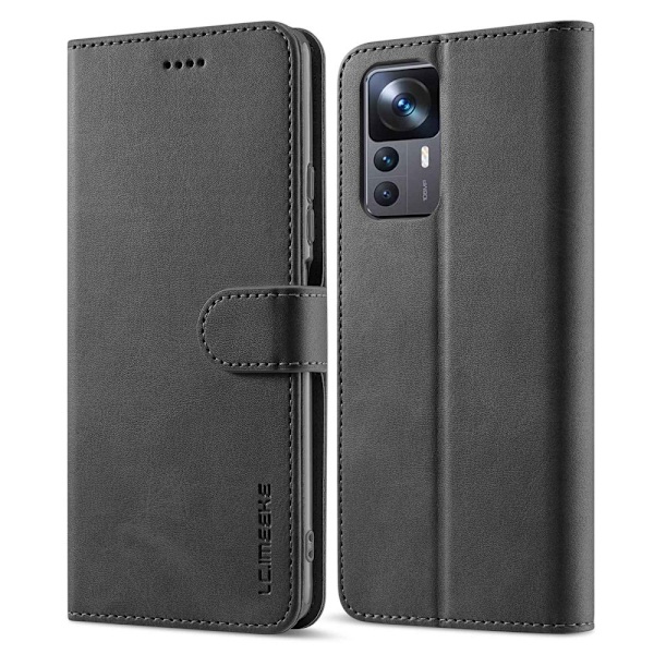 LC.IMEEKE Xiaomi 12T / 12T Pro Fodral Läder Svart