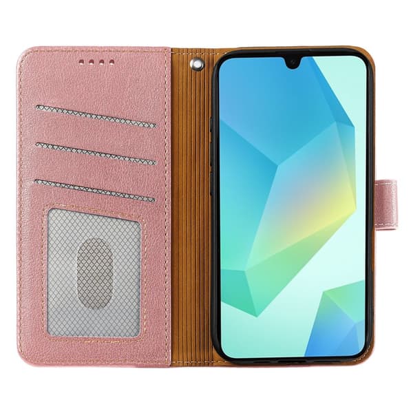 Samsung Galaxy A27 Plånboksfodral Läder Roséguld