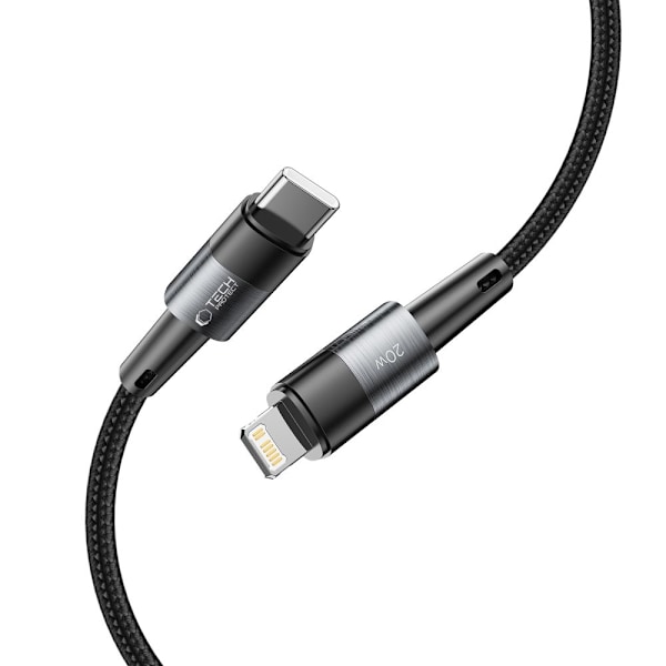 Tech-Protect 2 m 20W/3A PD Lightning - USB-C Kabel UltraBoost Grå