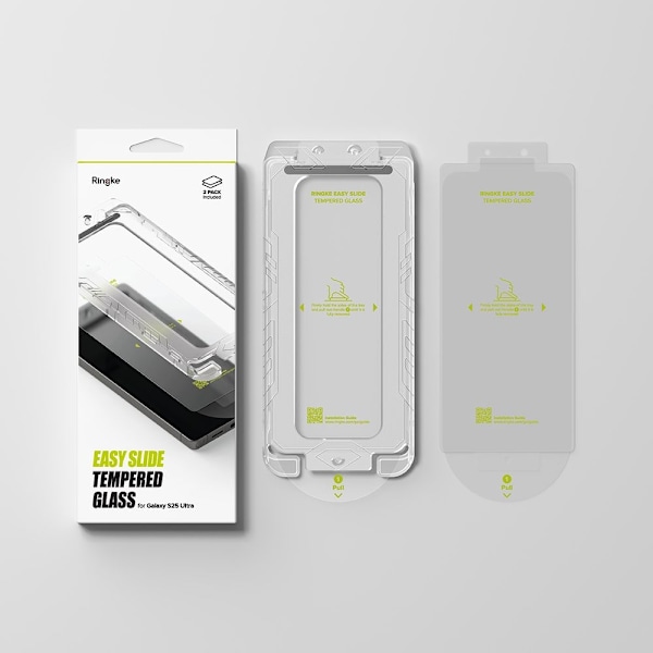 Ringke Galaxy S25 Ultra 2-PACK Easy Slide Skärmskydd Härdat Glas