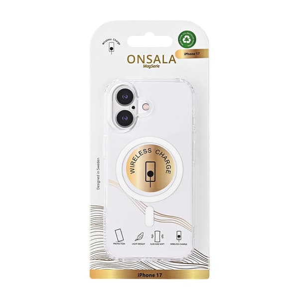 Onsala iPhone 17 Skal MagSafe Transparent
