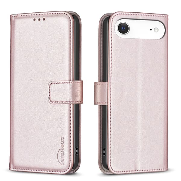 BINFEN iPhone Air Fodral Läder Roséguld