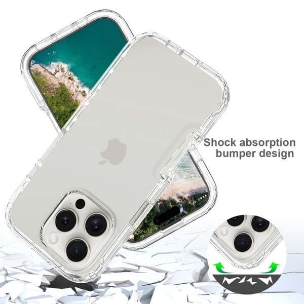 iPhone 16 Pro Max Skal Hybrid Defence Transparent