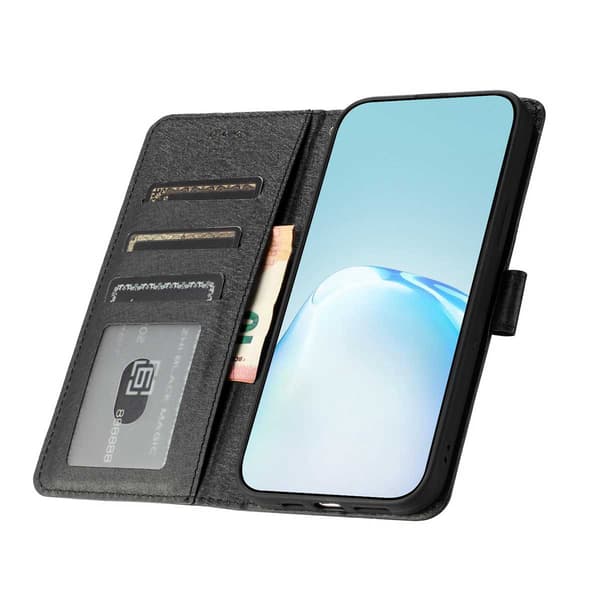 Honor X5c Plus Fodral Läder Svart