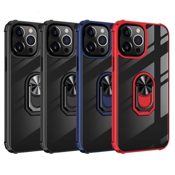iPhone 14 Pro Max Skal Shockproof Armor Ring Blå