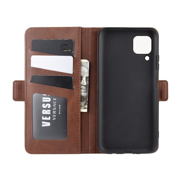 Huawei P40 Lite - Plånboksfodral - Brun Brown Brun