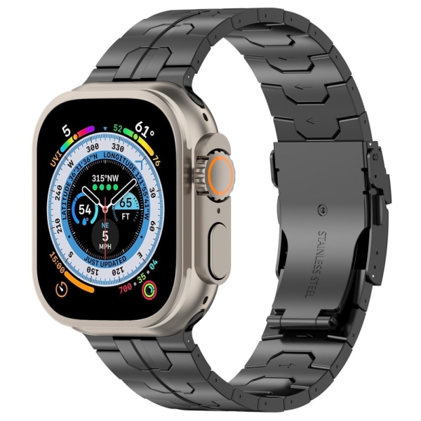 Apple Watch 42/44/45/49 mm Armband Steel Svart
