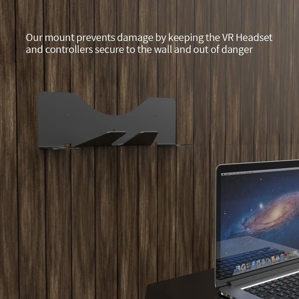 JYS Meta Quest 2 / PS VR2 Väggfäst För Headset & Kontroll Svart