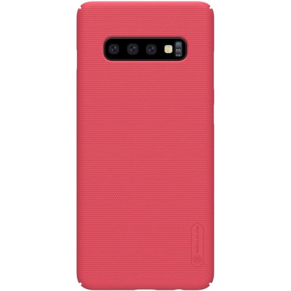 NILLKIN Samsung S10 Plus Shield Frostat Skal - Röd