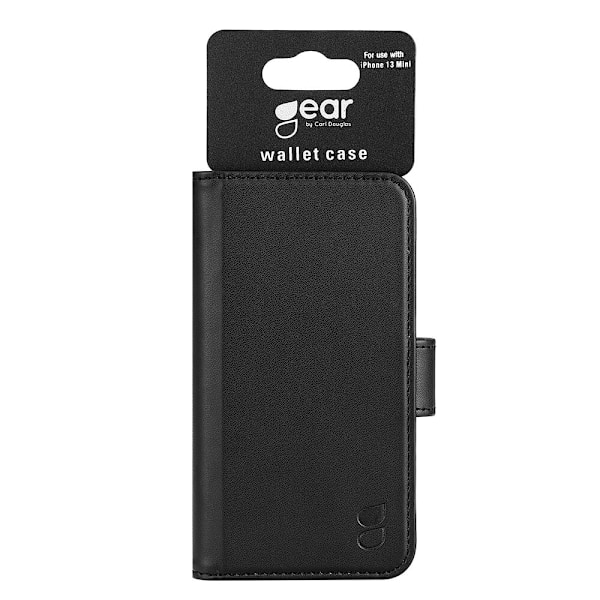 GEAR iPhone 13 Mini Fodral Läder Svart