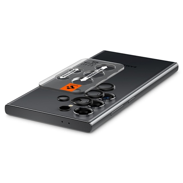Spigen Galaxy S24 Ultra 2-PACK Optik.tR "Ez Fit" Linsskydd Svart