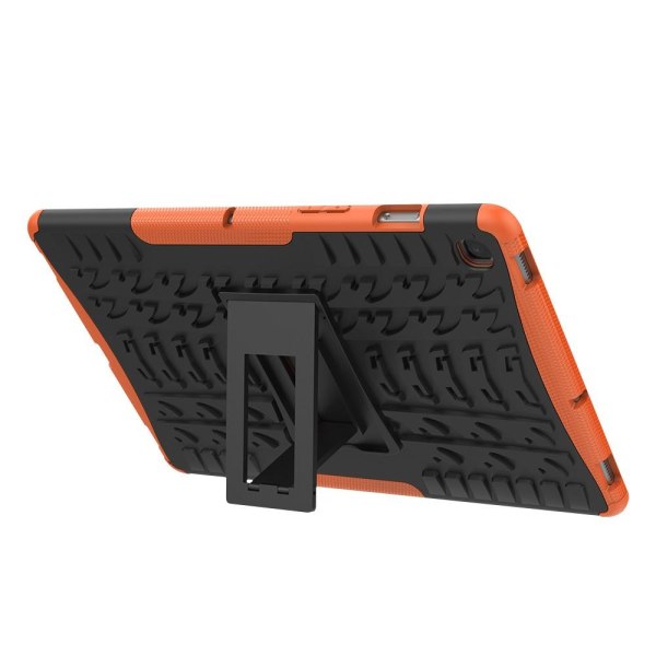 Samsung Galaxy Tab S5e - Rugged Kickstand Armor Skal - Orange Orange