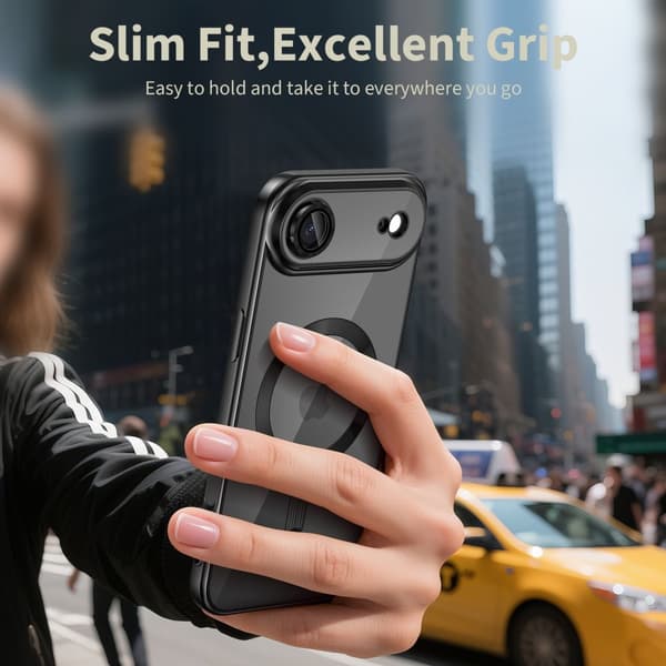 Tech-Protect iPhone Air Skal MagSafe MagFlex Shiny Black