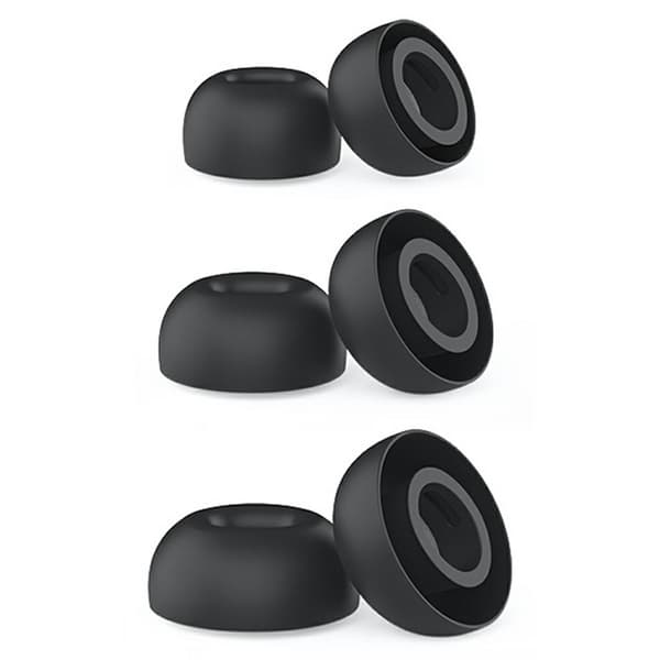 AHASTYLE 3-PACK AirPods Pro 3 Öronpluggar Silikon Svart