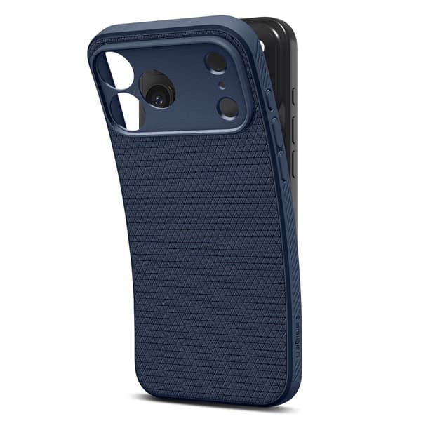 Spigen iPhone 17 Pro Max Skal Liquid Air Navy Blue