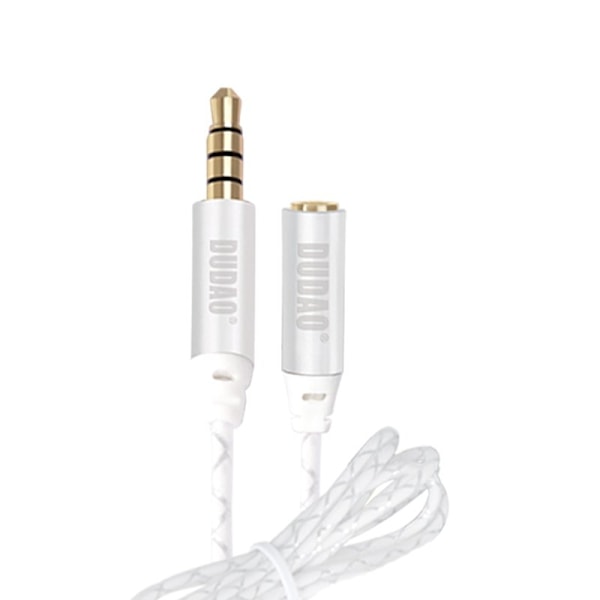 DUDAO 1m AUX 3.5 mm Hona-Hane - Silver Silver Silver