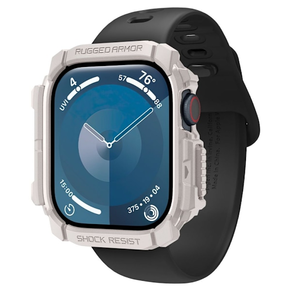 Spigen Apple Watch 10 46 mm Skal Rugged Armor Dune Beige