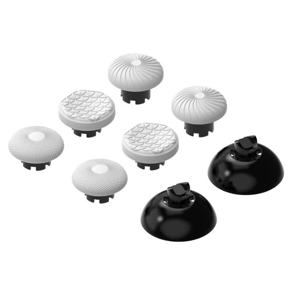 DATA FROG 8-PACK Thumb Grip För PS5/PS4/Xbox/Switch Vit