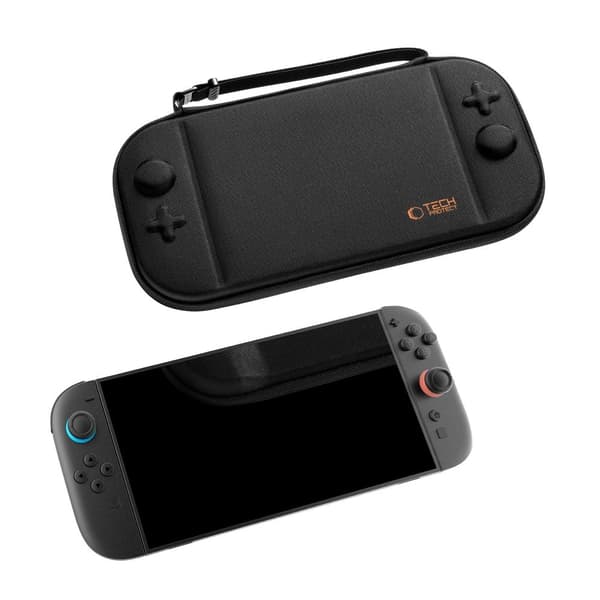Tech-Protect Nintendo Switch 2 Förvaringsväska Slim Pouch Svart