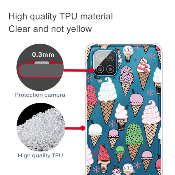 Samsung Galaxy A12 - Skal Med Tryck - Glass Sorter Glass Sorter Glass Sorter