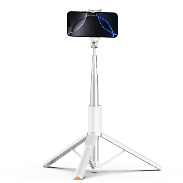 Tech-Protect 146 cm Bluetooth Selfiestick Tripod Vit