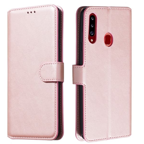 Samsung Galaxy A20s - Plånboksfodral - Roséguld Roséguld Roséguld
