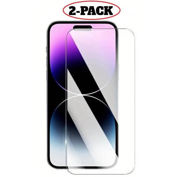 [2-PACK] iPhone 15 Plus Skärmskydd i Härdat glas