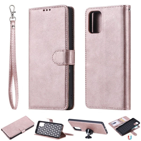 Samsung Galaxy A71 - 2in1 Magnet Skal / Plånboksfodral - Roséguld Roséguld Roséguld